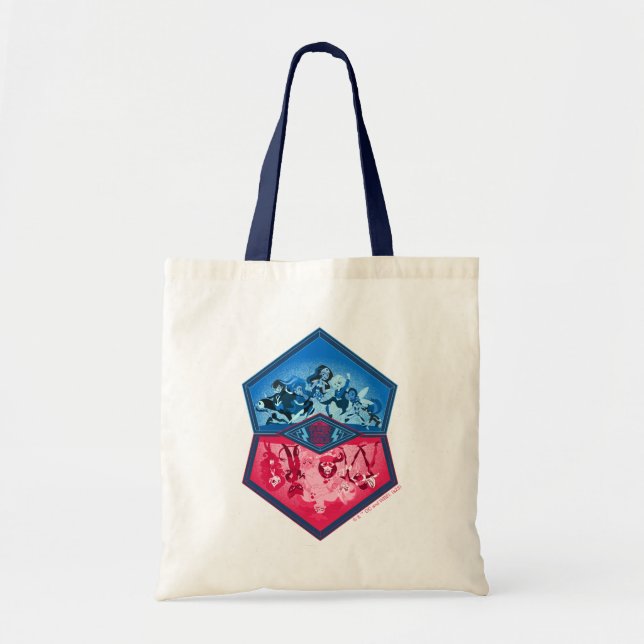 Tote Bag DC Super Hero Girls Teamwork Bataille (Devant)