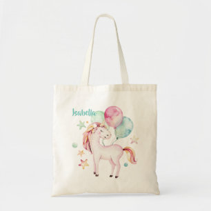 Tote Bag De beaux ballons de licorne de imaginaire mignon f