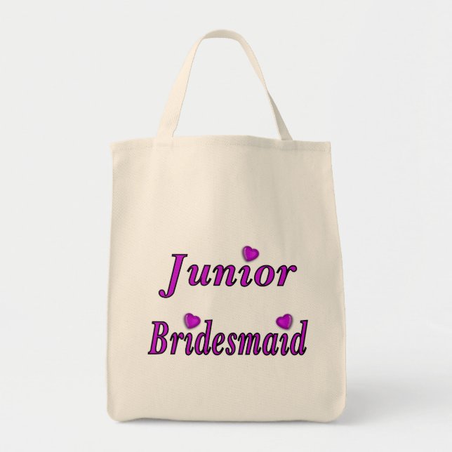 Tote Bag De demoiselle d'honneur amour junior simplement (Devant)