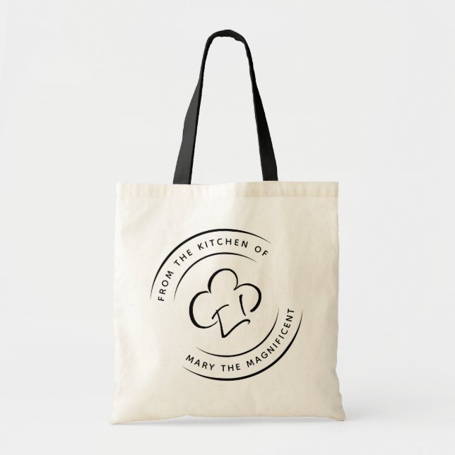 Tote Bag De la cuisine de - Fluffy Chef Casquette Personnal (Devant)