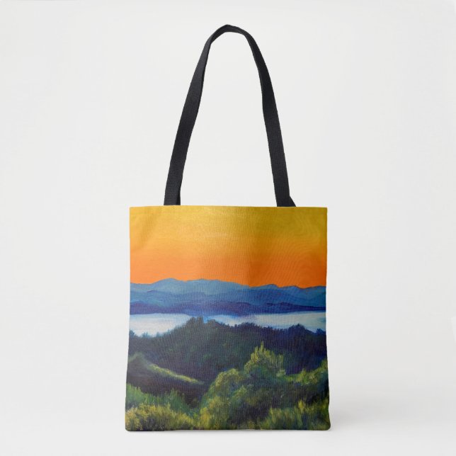 Tote Bag De la terre à la mer Fourre-tout (Devant)