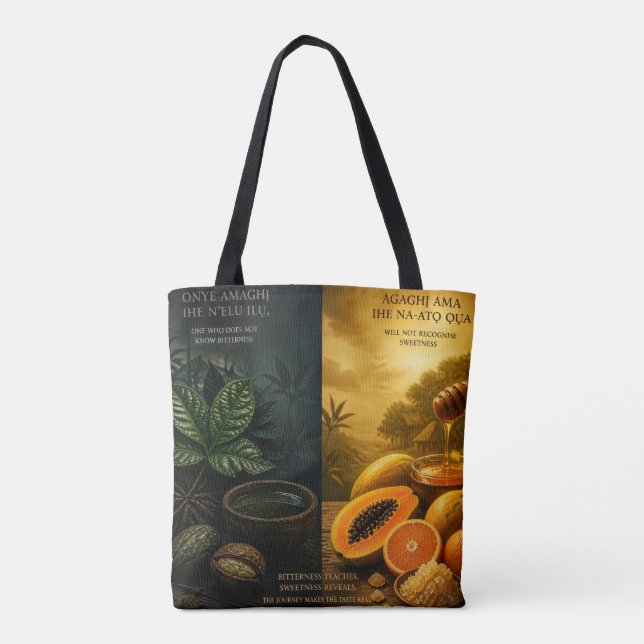 Tote Bag De l'amertume à la douceur (Dos)