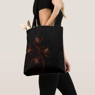 Tote Bag De l'Art Abstrait Moderne Minimaliste Sombre