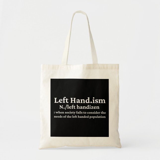 Tote Bag de Left Hander (Devant)