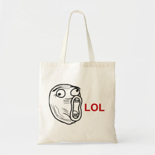 Tote Bag De LOL de rire visage bruyant Meme de rage