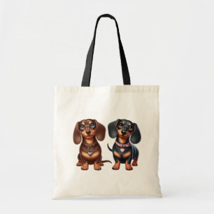 Tote Bag De mignons amis dachshund