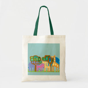 Tote Bag De mignons animaux de la jungle