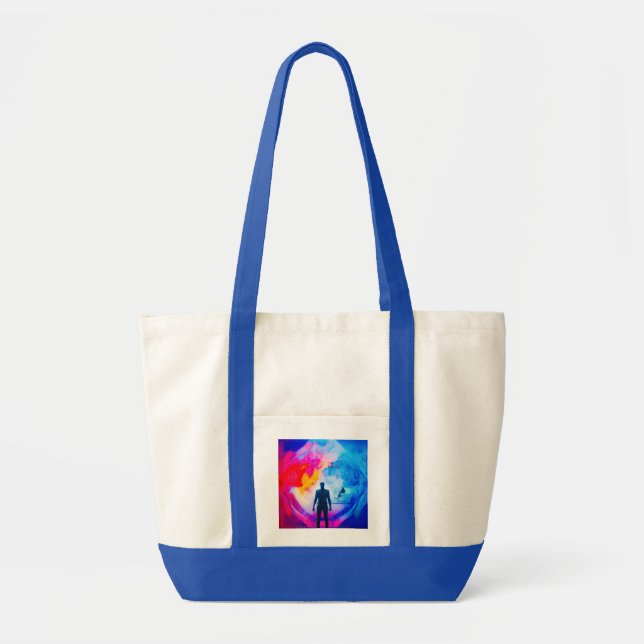 Tote Bag Debout dans les couleurs (Devant)