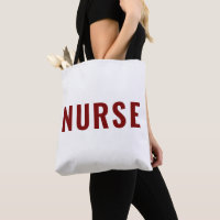Déclaration de texte NURSE personnalisée blanche