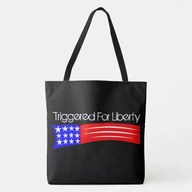 Tote Bag Déclenché pour la liberté Fourre-tout (Devant)