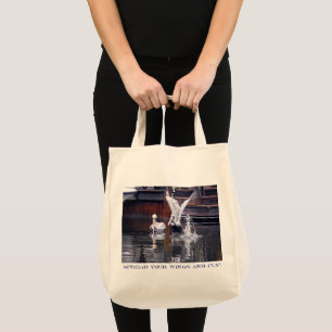 Tote Bag Décollage du pélican