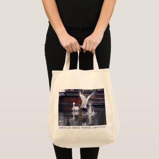 Tote Bag Décollage du pélican