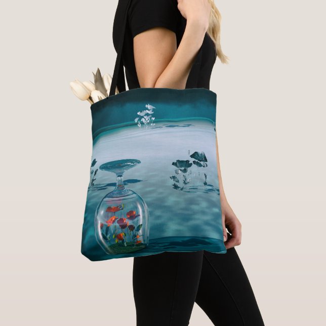 Tote Bag Décongelé – Vie fragile préservée (De près)