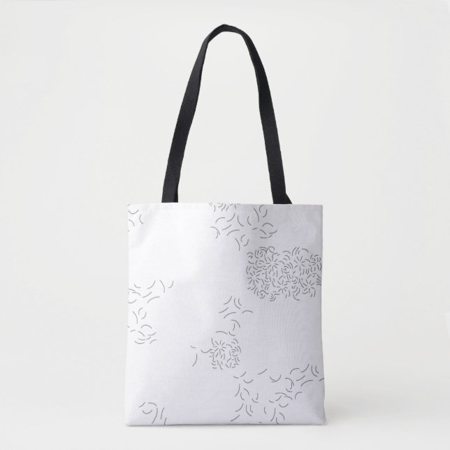 Tote Bag Décor, gris pâle (Devant)