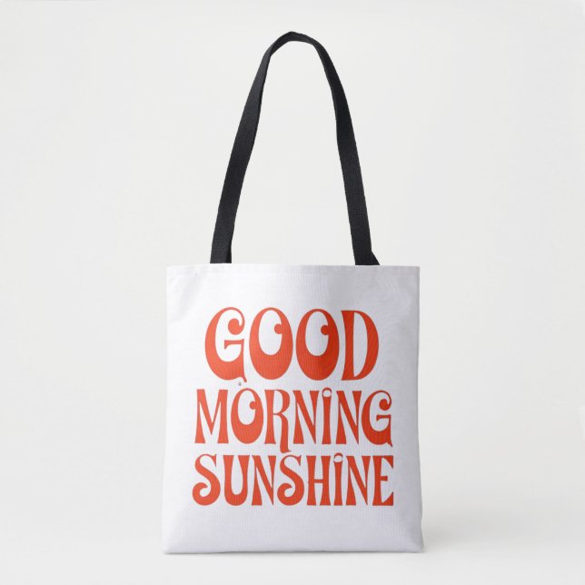 Tote Bag Décor rétro Good Morning Sunshine (Devant)