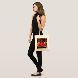 Tote Bag Décoration Citrouille Festive d'automne