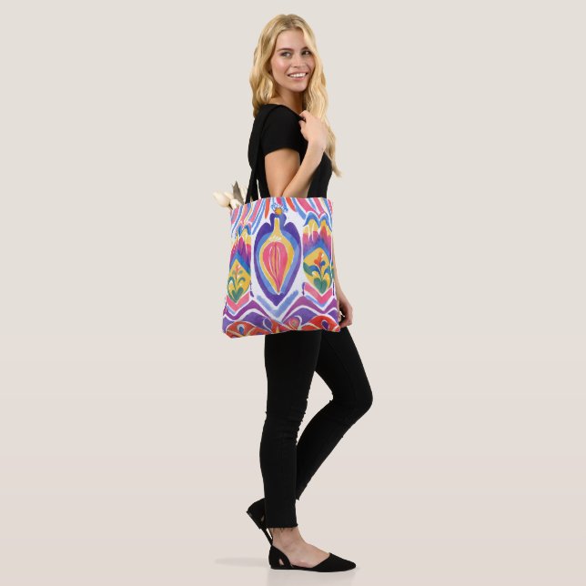 Tote Bag décoration traditionnelle roumaine (Sur le modèle)