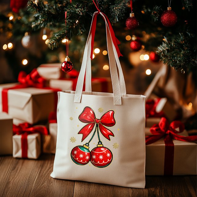 Tote Bag Décorations de Noël (Créateur téléchargé)