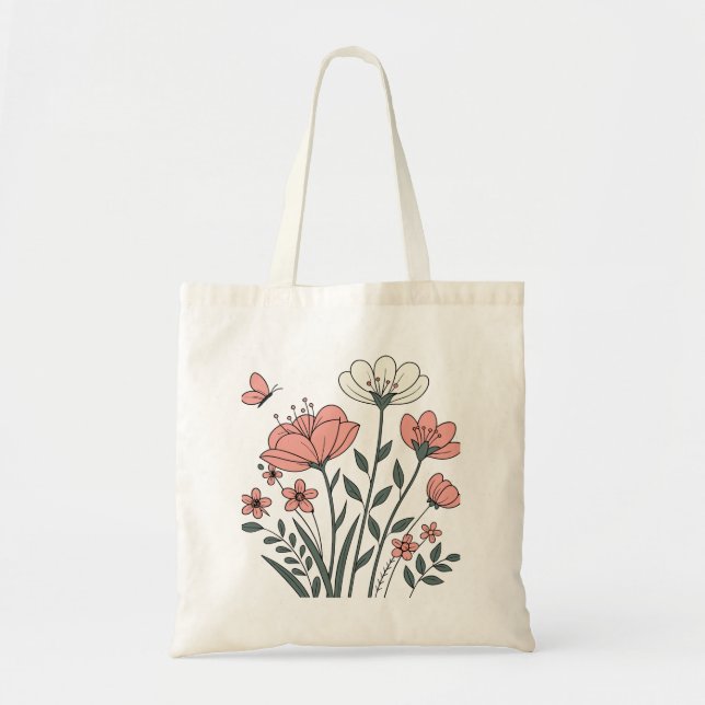Tote Bag Découvrez la beauté de la nature (Devant)