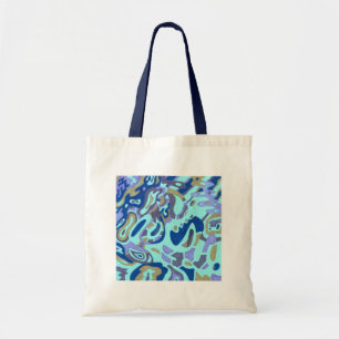 Tote Bag "Deep is the Ocean" Original Abstrait