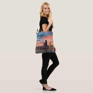 Tote Bag Deep Sunset Chicago