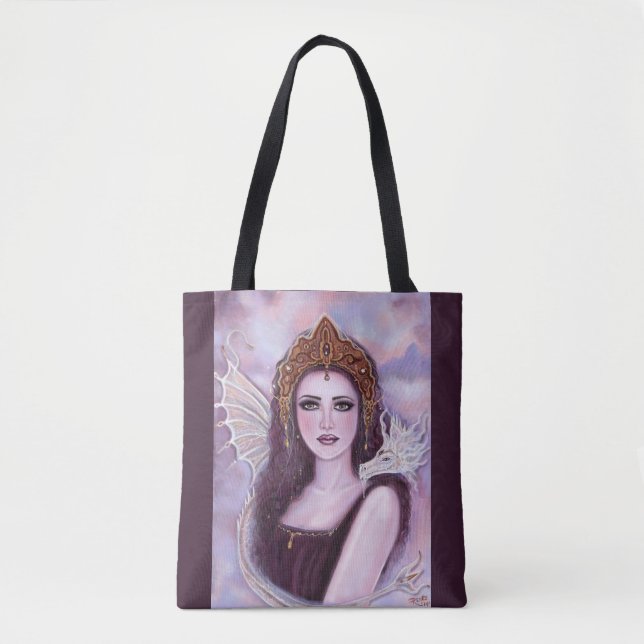 Tote Bag Déesse avec serpent de Renée Lavoie (Devant)