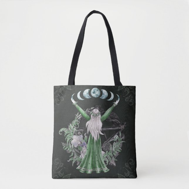 Tote Bag Déesse céleste de Lune (Devant)