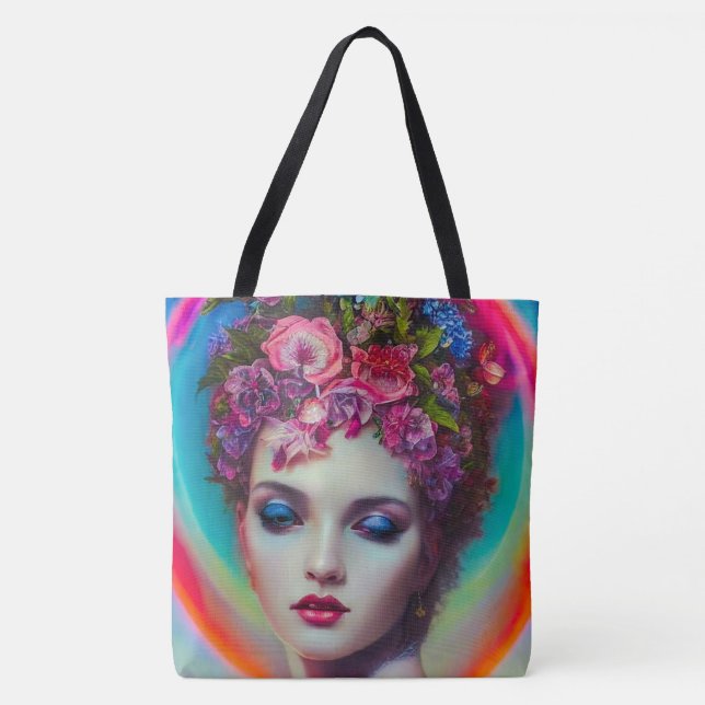 Tote Bag Déesse des fleurs (Devant)