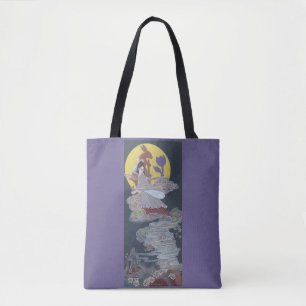 Tote Bag Déesse lapin et lune