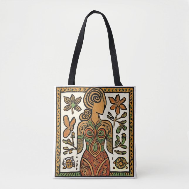 Tote Bag Déesse Terre Féminine Divine (Devant)