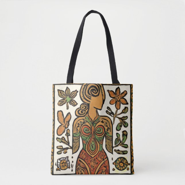 Tote Bag Déesse Terre Féminine Divine (Devant)