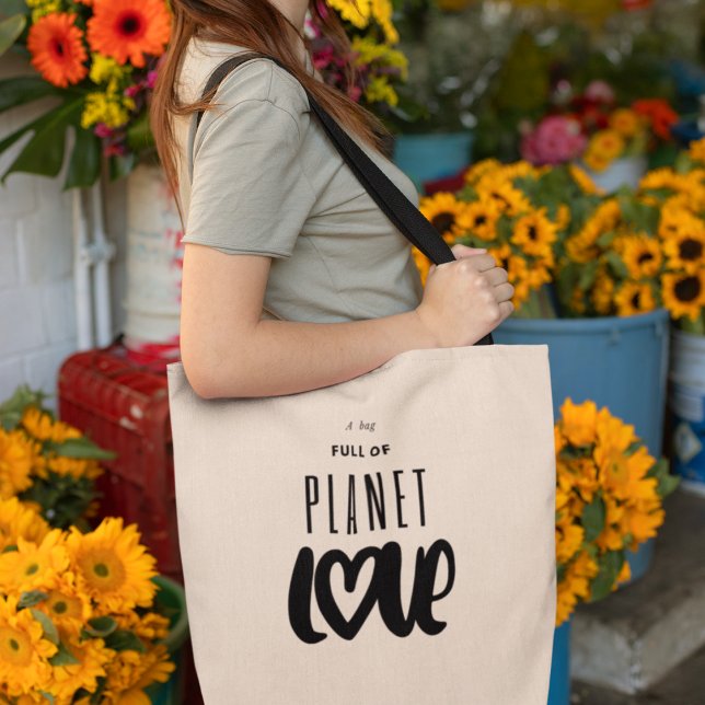 Tote Bag Défenseurs de la Terre Éco-Amis de la Planète Amou (Shop now and spread the message of planet love!)