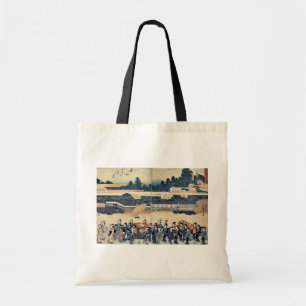 Tote Bag Défilé de brocard par Utagawa, Hiroshige