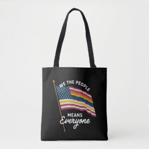 Tote Bag Défilé de la fierté LGBT Nous le peuple signifie t