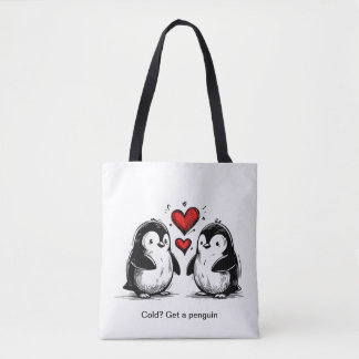 Tote Bag Défilé de l'amour des manchots