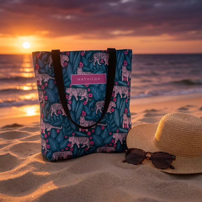 Tote Bag Défilé Tiger Bloom (Créateur téléchargé)