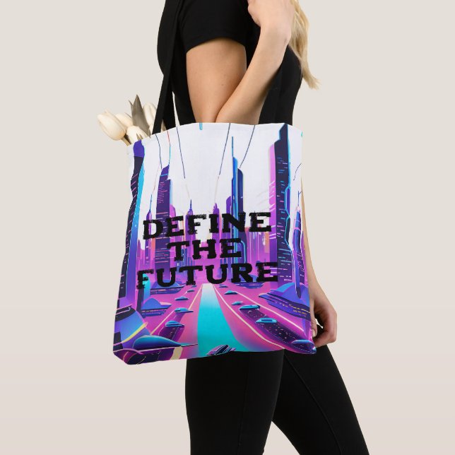 Tote Bag Définir le futur Fourre-tout (De près)