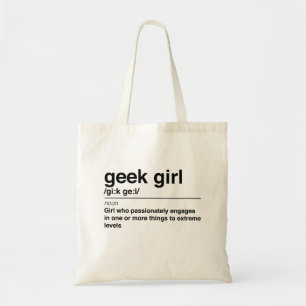 Tote Bag Définition de fille de geek