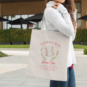 Tote Bag Définition de la maman de baseball   Club social