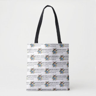 Tote Bag Définition de la pleine conscience maternelle Fleu