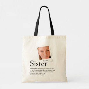 Tote Bag Définition de sœur moderne Photo