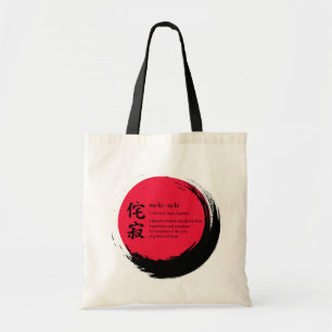 Tote Bag Définition de Wabi-Sabi dans l'anneau d'enso incom