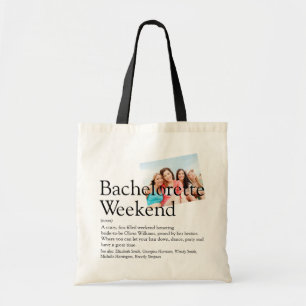 Tote Bag Définition de week-end de Bachelorette Photo