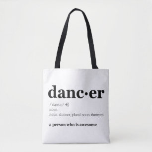 Tote Bag Définition d'un danseur