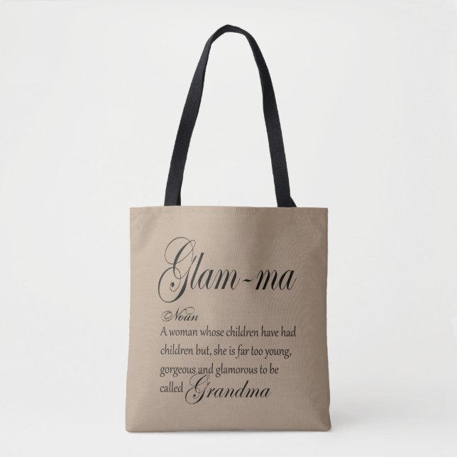 Tote Bag Définition FASCINANTE de grand-maman de mA (Devant)