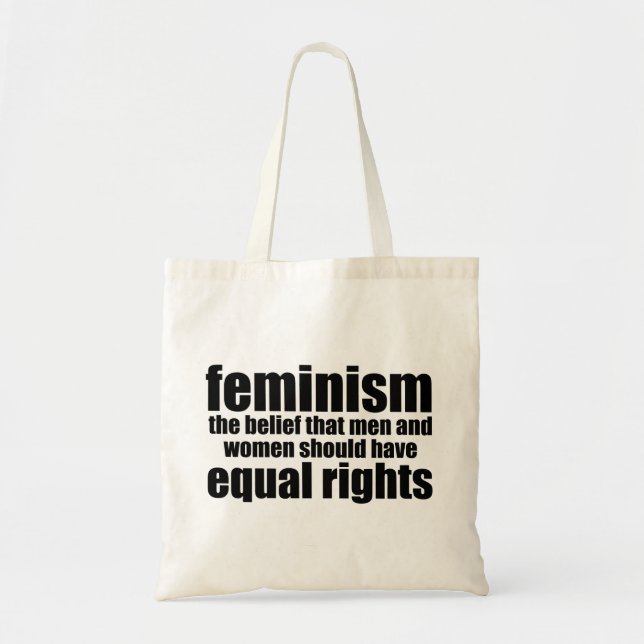 Tote Bag Définition féministe (Devant)