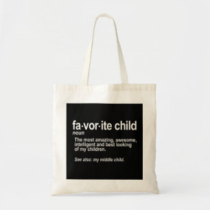 Tote Bag Définition préférée de l'enfant - Amusant maman et