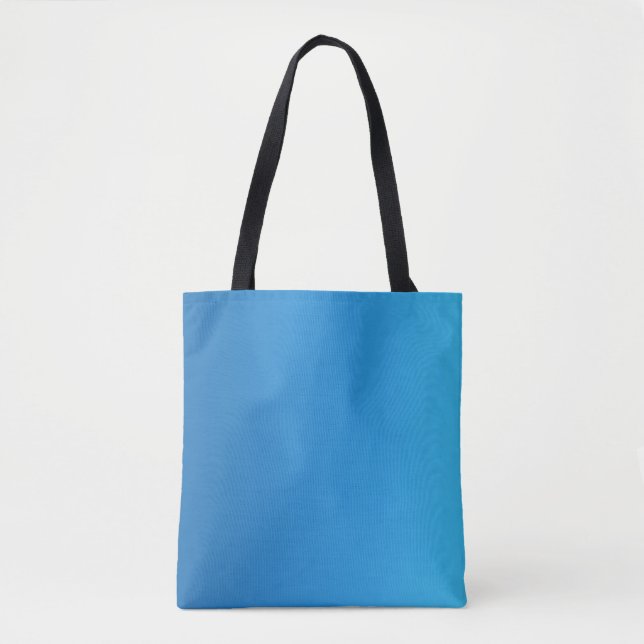 Tote Bag Dégradé Bleue Tendance (Devant)