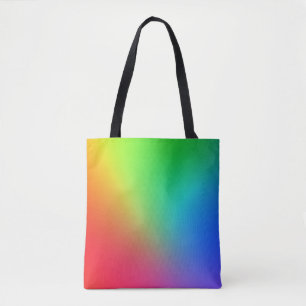 Tote Bag Dégradé de couleurs arc-en-ciel