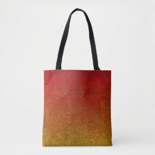 Tote Bag Dégradé de la Parties scintillant de flamme tombée